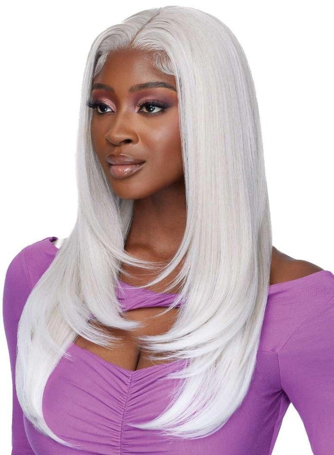 Outre Lace Front Wig - Perfect Hair Line 13X4 - Swoop Series - Swoop 1 (SWEDISH BLONDE) - Image 5